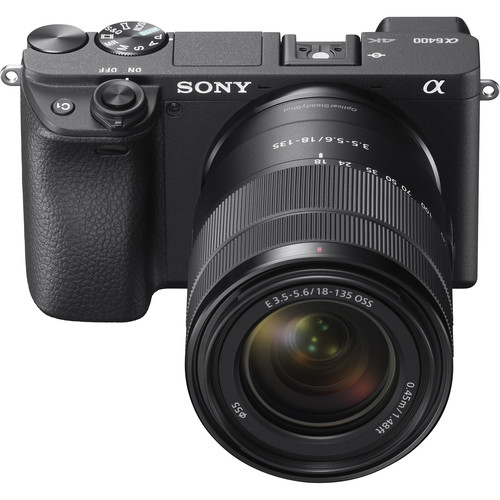 Camara Sony a6400 Mirrorless con 18-135mm f/3.5-5.6 Lens