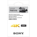 Licencia Para Cámara PXW-X70 Permite Grabar en 4K