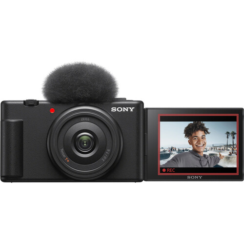 Cámara vlogging Sony ZV-1F (negra)