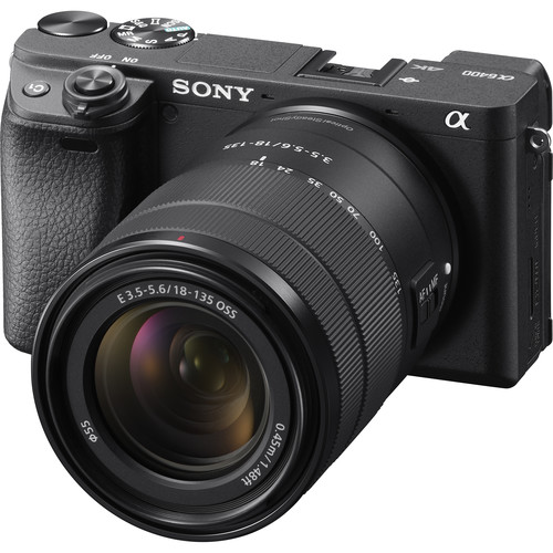 [ILCE-6400M/BE38] Camara Sony a6400 Mirrorless con 18-135mm f/3.5-5.6 Lens
