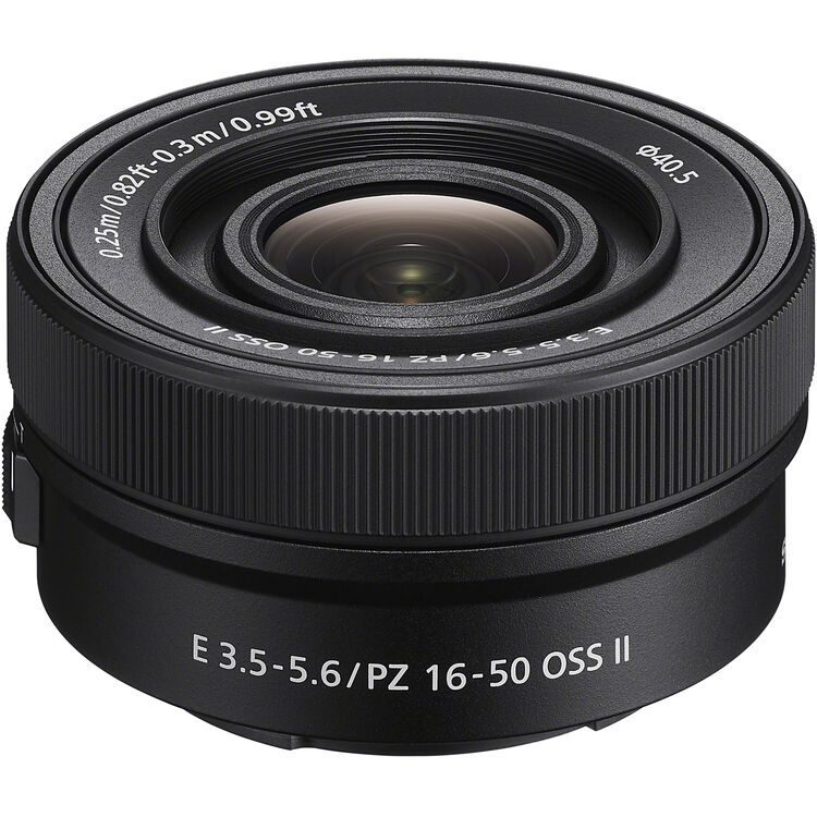 Sony E PZ 16-50mm f/3.5-5.6 OSS II Lens (Sony E, Black) 