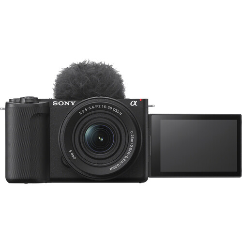 [ZV-E10K/BQ  E38] Cámara sin espejo Sony ZV-E10 con lente de 16-50 mm 3.5-5.6 OSS II (negra)